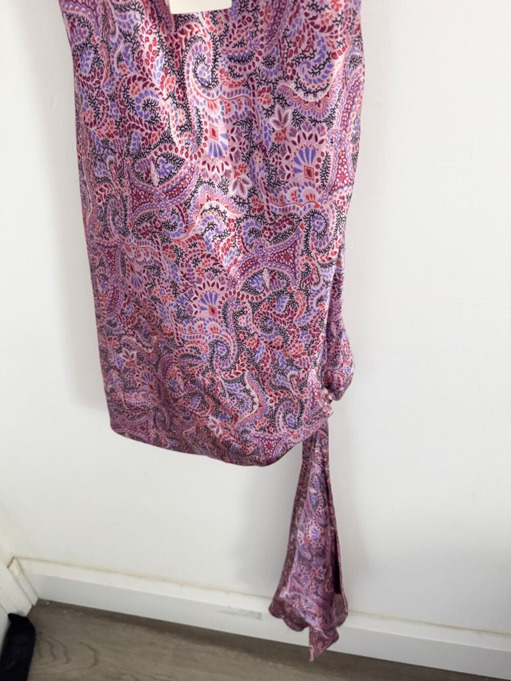 NWT Cinq a Sept Pink Paisley Ryder Mini Dress 4 - Picture 3 of 7